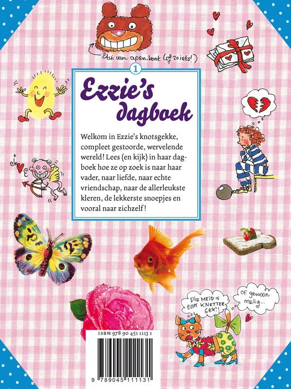 Achterkant van Ezzie's dagboek