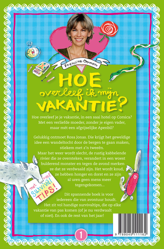 Achterkant van Hoe overleef ik mijn vakantie?