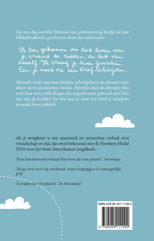 Achterkant van Als je terugkomt