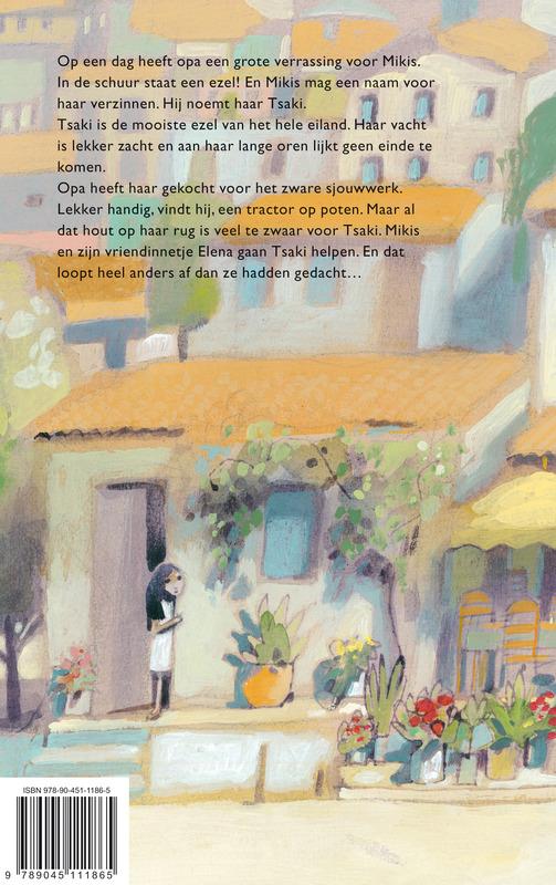 Achterkant van Mikis de ezeljongen