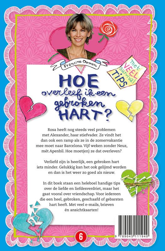 Achterkant van Hoe overleef ik een gebroken hart?