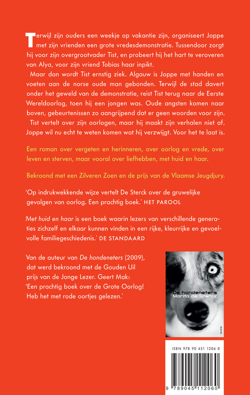 Achterkant van Met huid en haar