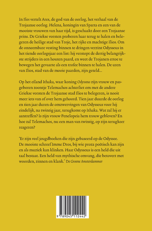 Achterkant van Ilios & Odysseus