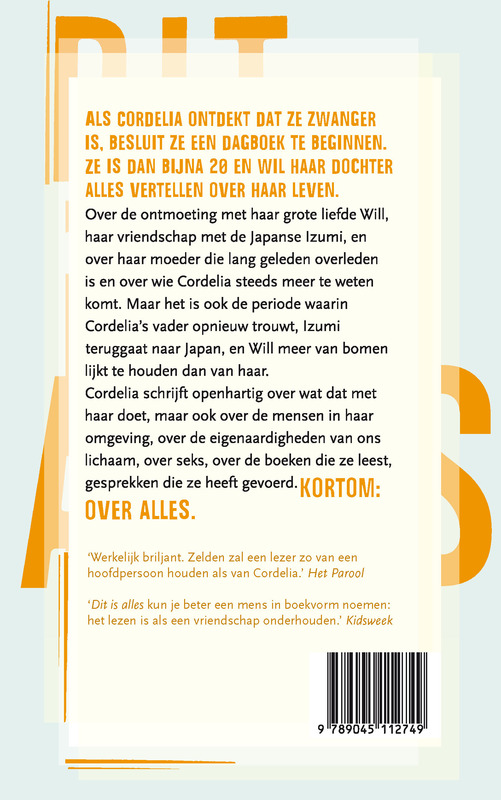 Achterkant van Dit is alles
