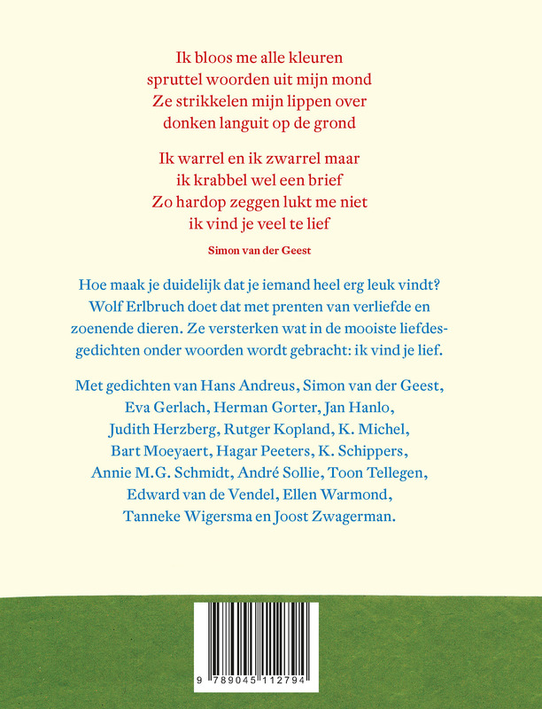 Achterkant van Zoen me tot ik spin