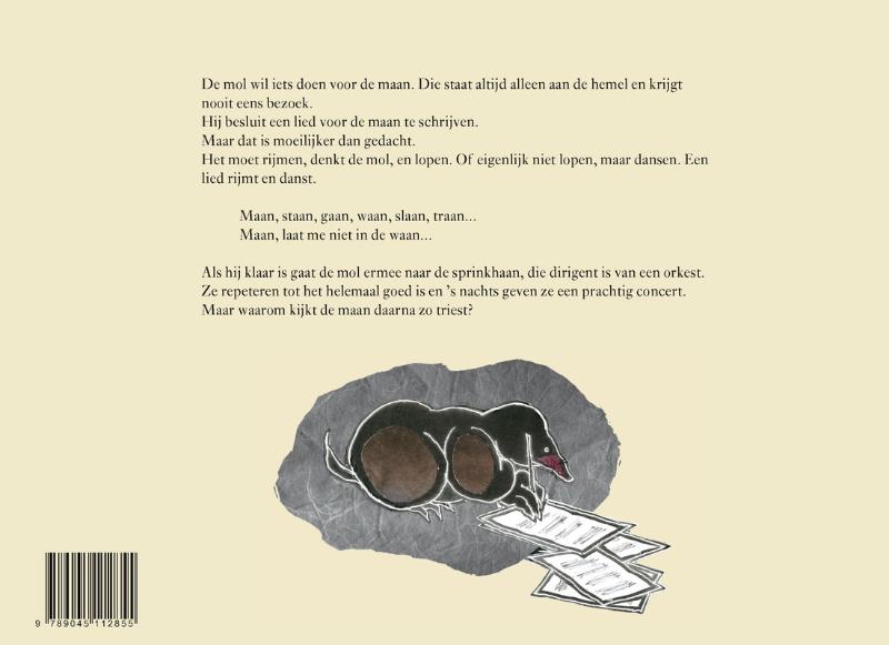 Achterkant van Een lied voor de maan
