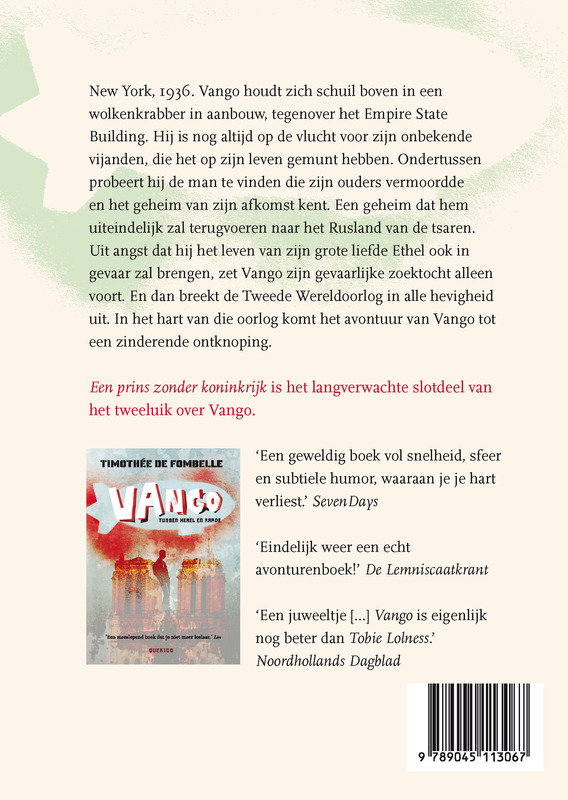 Achterkant van Een prins zonder koninkrijk