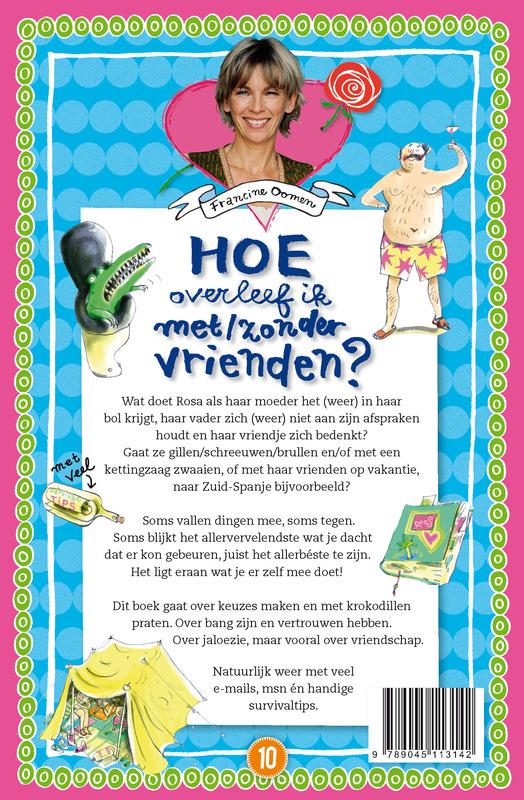 Achterkant van Hoe overleef ik met/zonder vrienden