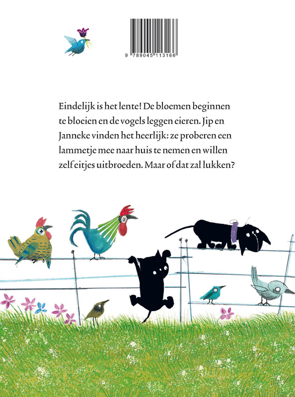 Achterkant van Lente met Jip en Janneke