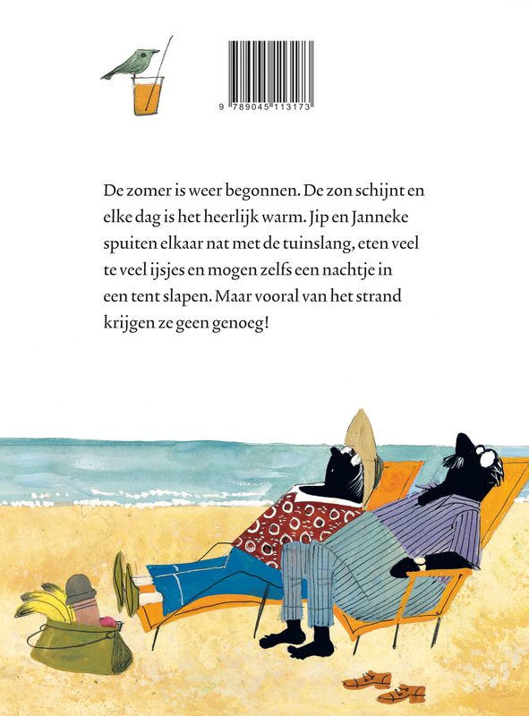 Achterkant van Zomer met Jip en Janneke