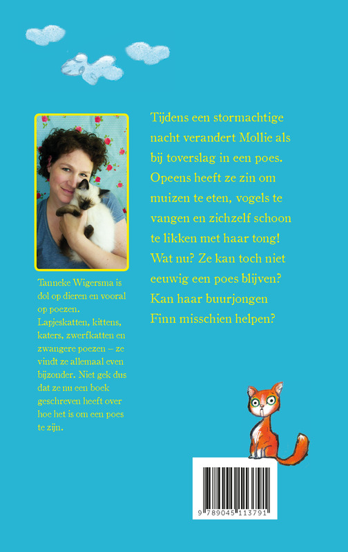 Achterkant van Mollie krijgt een staart