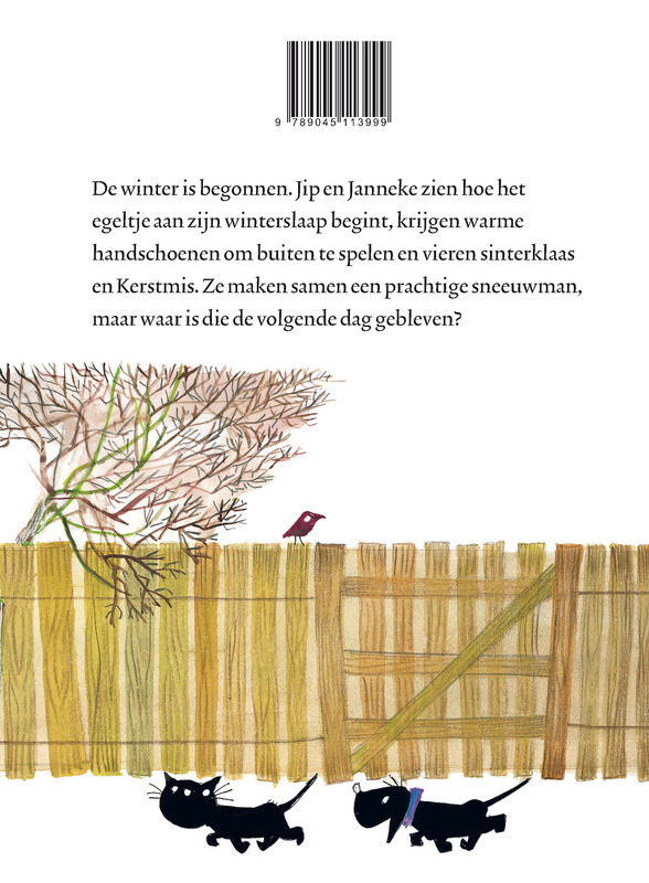Achterkant van Winter met Jip en Janneke