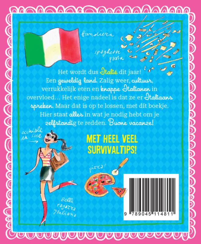 Achterkant van Hoe overleef ik mijn vakantie in Italie?