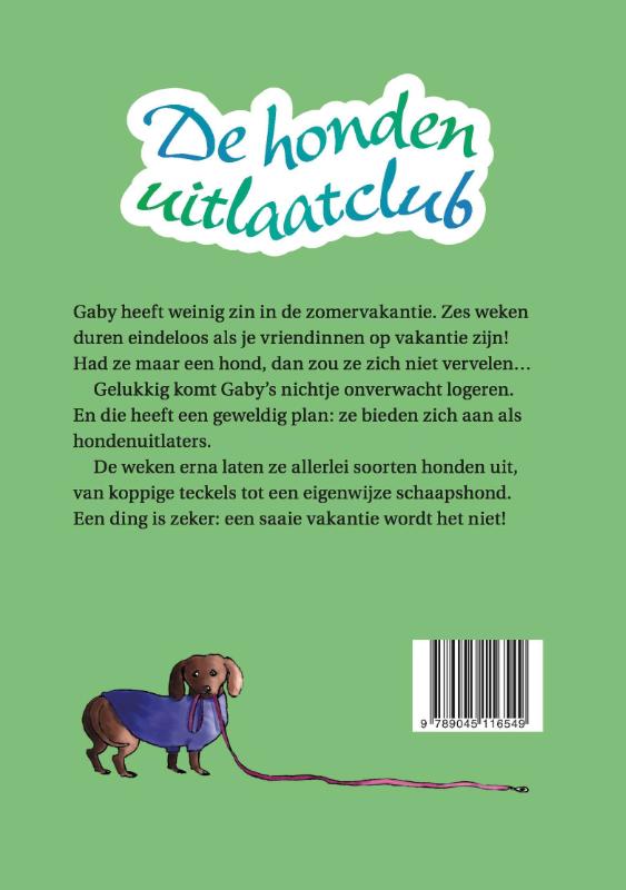 Achterkant van De hondenuitlaatclub