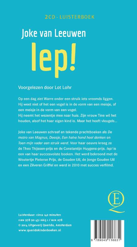 Achterkant van Iep!