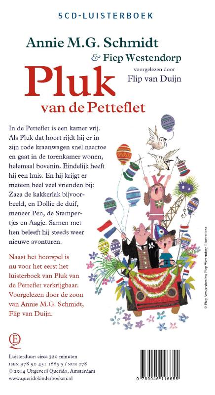 Achterkant van Pluk van de Petteflet