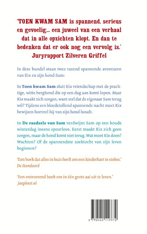 Achterkant van Toen kwam Sam & De raadsels van Sam
