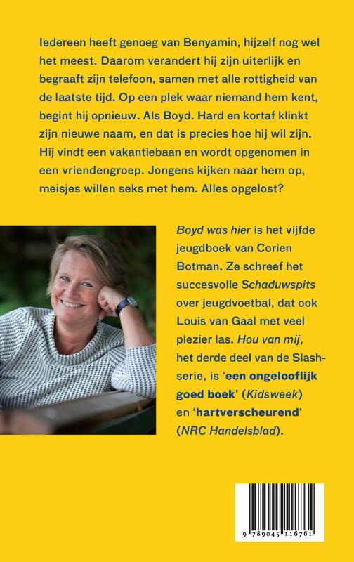 Achterkant van Boyd was hier