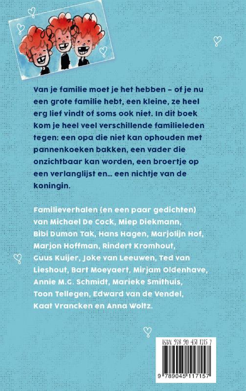 Achterkant van Allemaal familie