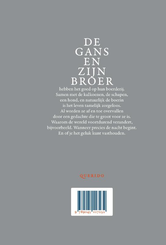Achterkant van De gans en zijn broer
