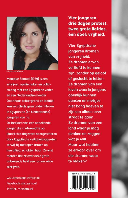 Achterkant van Dansen tussen golven traangas