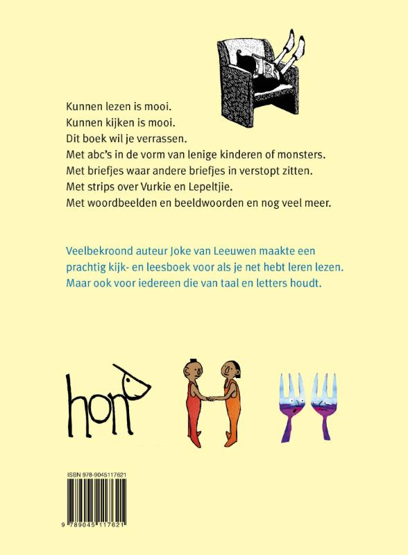 Achterkant van Mooi boek