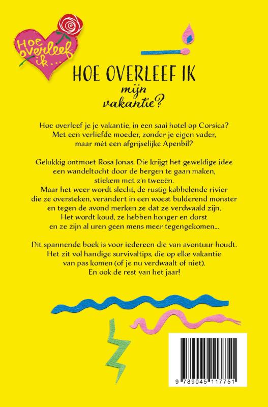 Achterkant van Hoe overleef ik mijn vakantie?