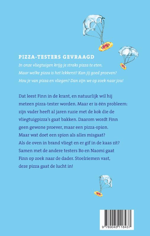 Achterkant van De pizza-spion