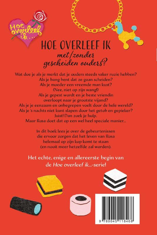 Achterkant van Hoe overleef ik met/zonder gescheiden ouders?