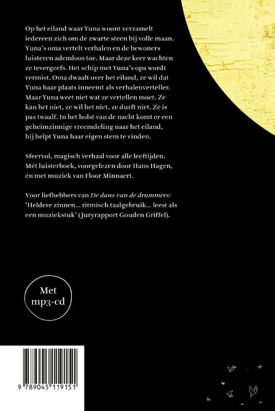 Achterkant van Yuna's maan