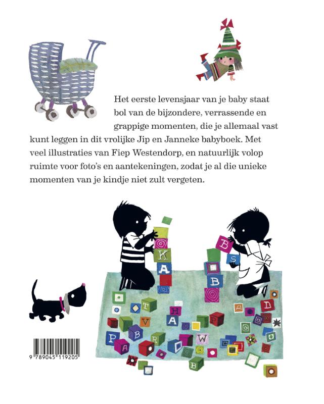 Achterkant van Babyboek