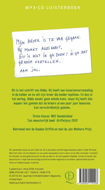 Achterkant van Spinder