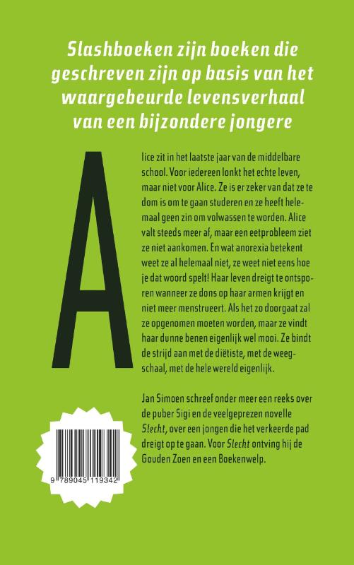 Achterkant van Ik ben Alice