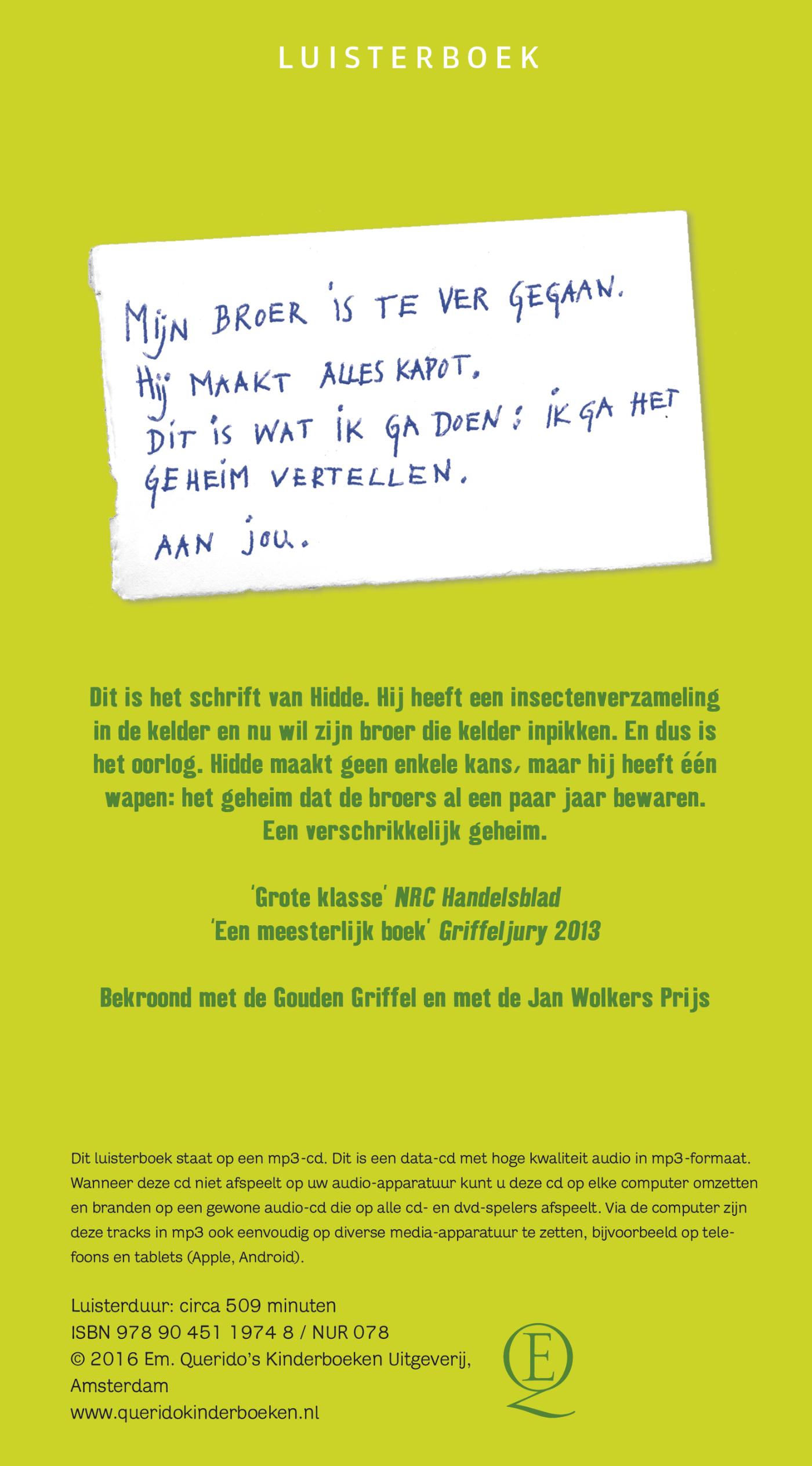 Achterkant van Spinder