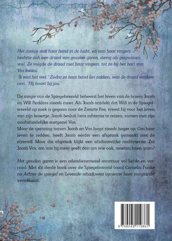 Achterkant van Het gouden garen