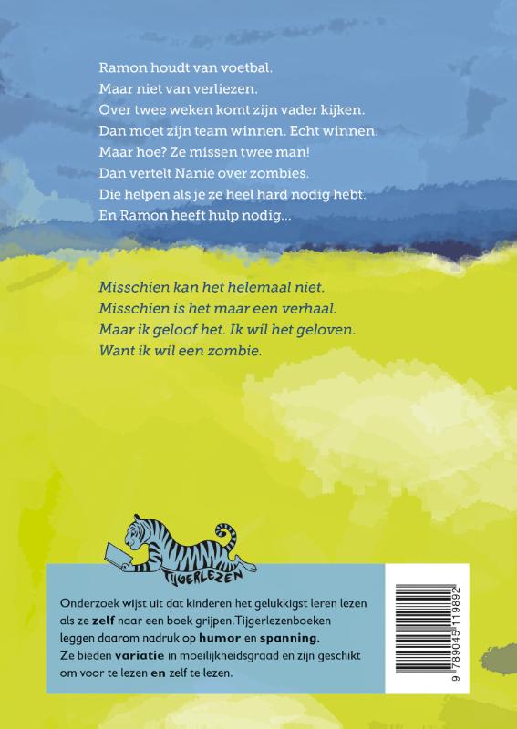 Achterkant van Wie is er bang voor de voetbalzombies?