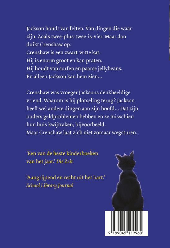 Achterkant van Mijn vriend Crenshaw