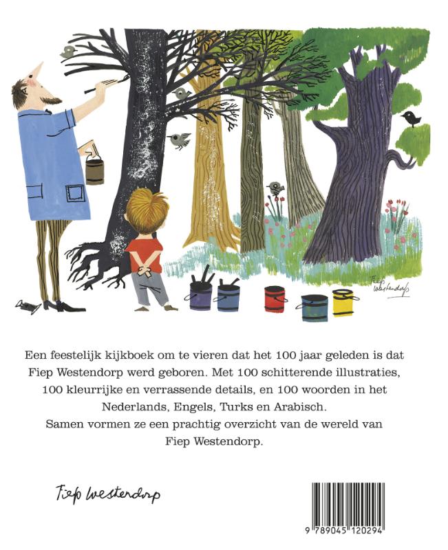 Achterkant van Fiep in 100 woorden