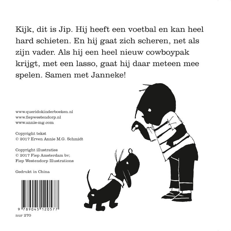 Achterkant van Jip