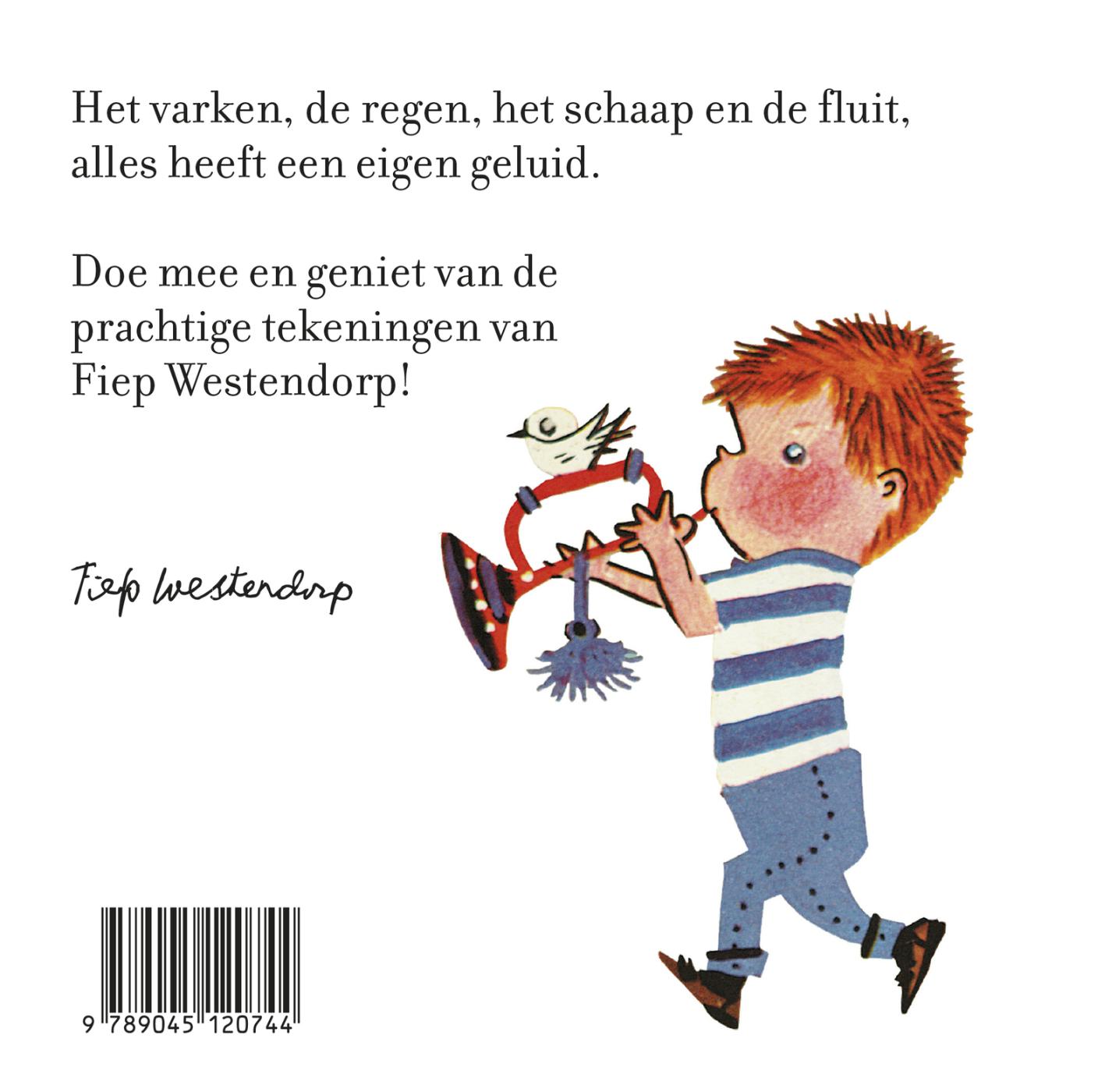 Achterkant van Piep piep met Fiep