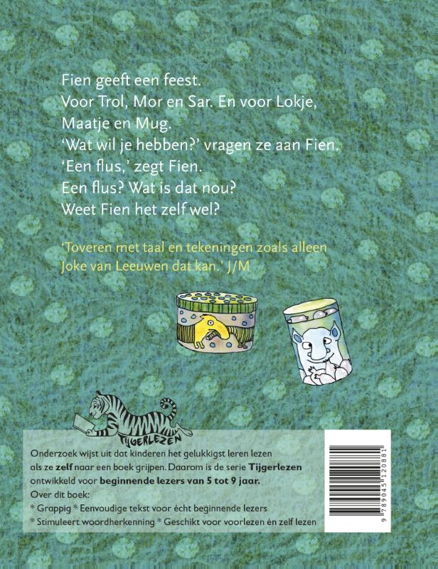 Achterkant van Fien wil een flus