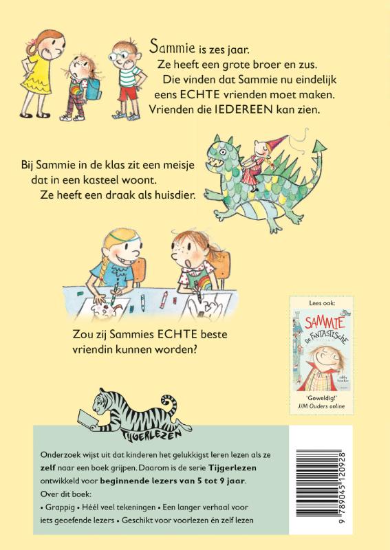 Achterkant van Sammie en de echte beste vriendin