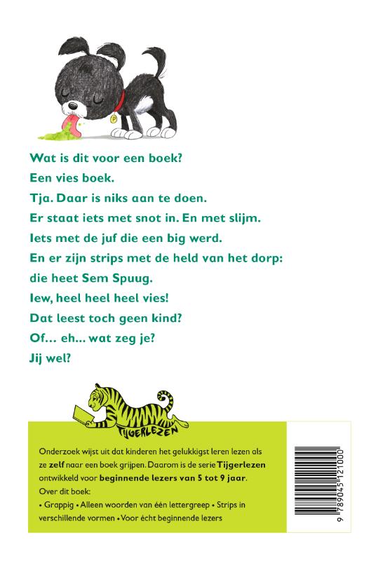 Achterkant van Heel heel heel vies boek