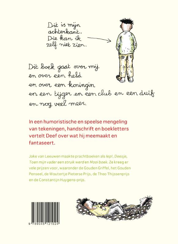 Achterkant van Toen ik