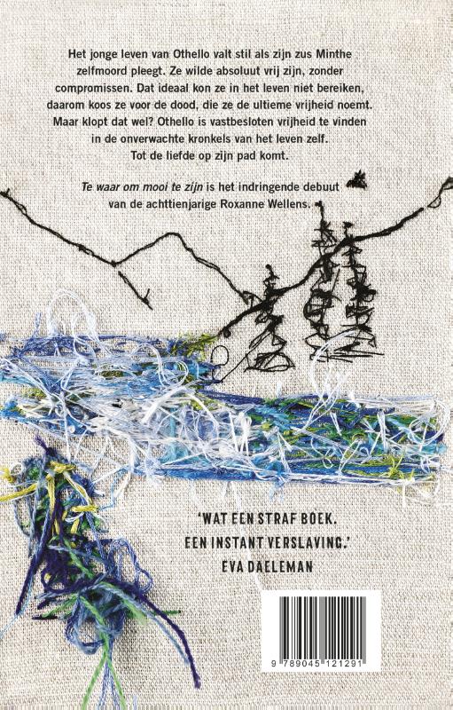 Achterkant van Te waar om mooi te zijn