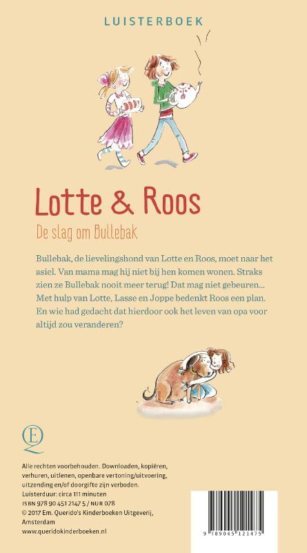 Achterkant van De slag om Bullebak