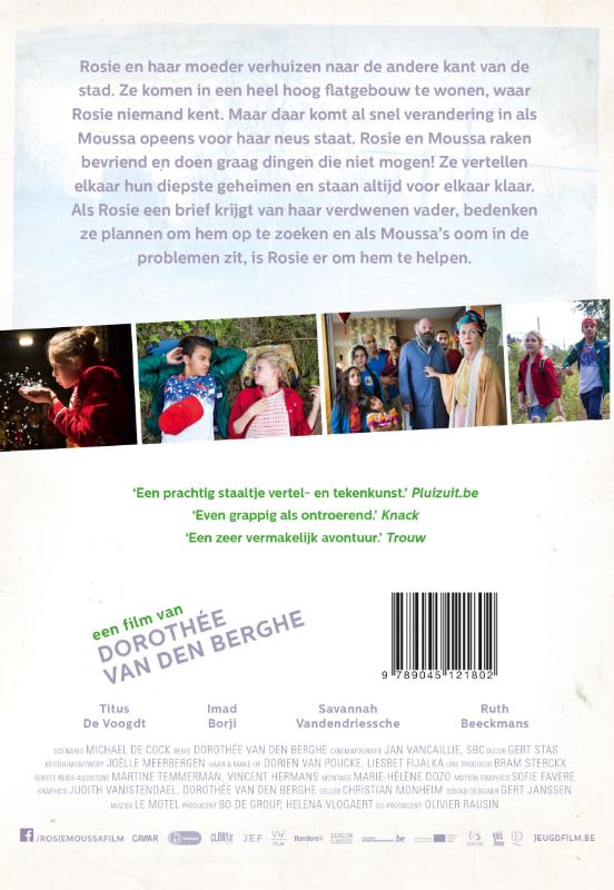 Achterkant van Rosie en Moussa voor altijd (Filmeditie)