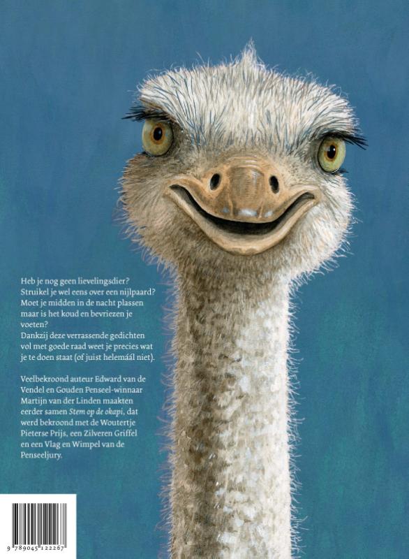 Achterkant van Wat je moet doen als je over een nijlpaard struikelt