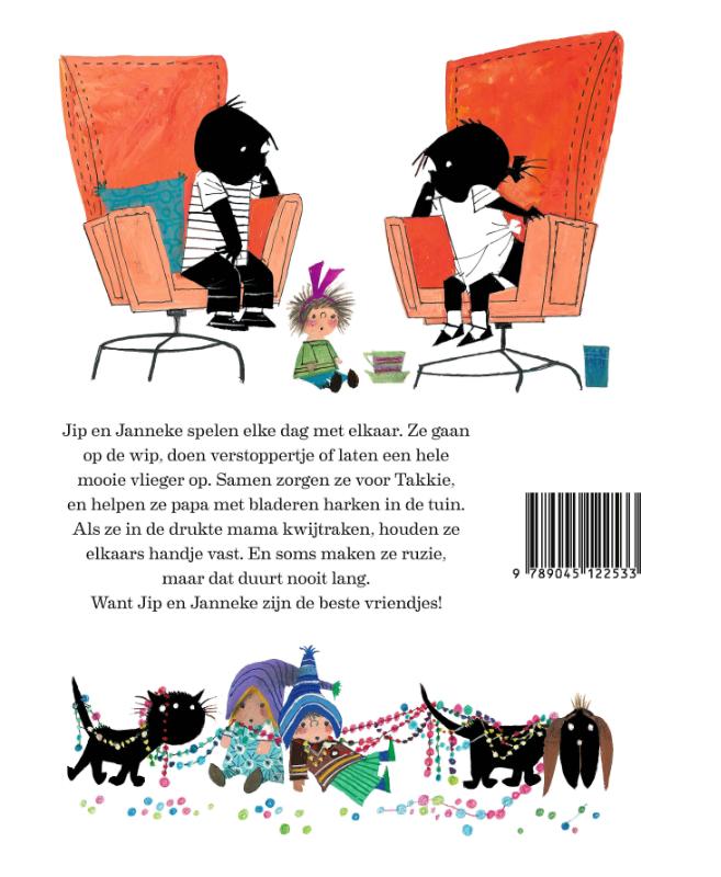 Achterkant van Jip en Janneke Beste vriendjes