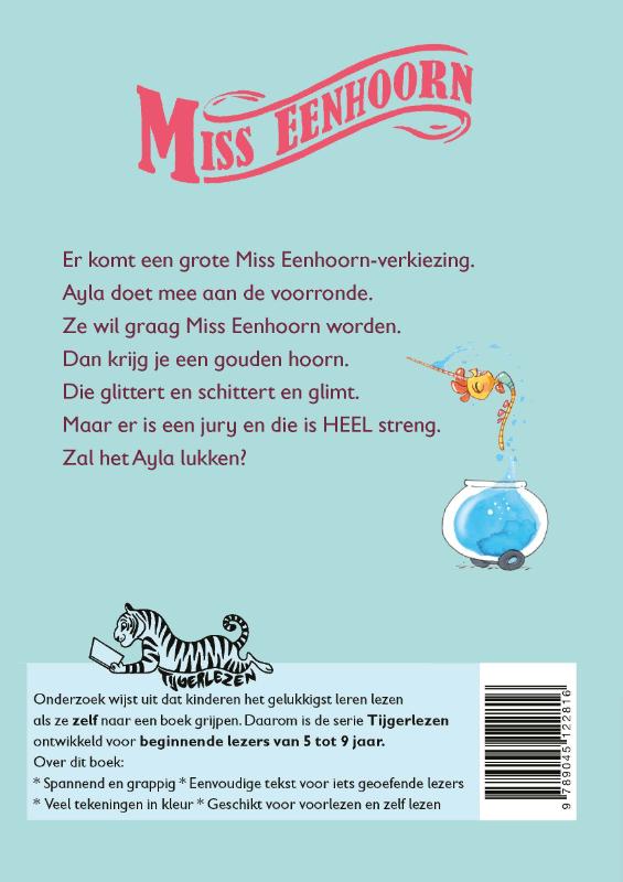 Achterkant van Miss Eenhoorn